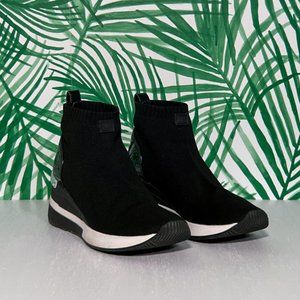 MICHAEL KORS Skyler Stretch-Knit Sock Sneaker US 7
